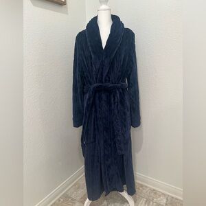 🎆Liz Claiborne Midnight Blue Robe EUC